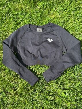 Women’s Best Power Seamless Long Sleeve Crop Top Size XS